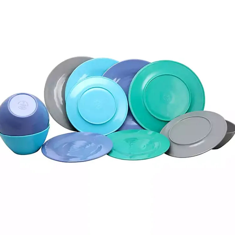 Kirklands Home Hues of the Sea 12-pc. Dinnerware Set Sale
