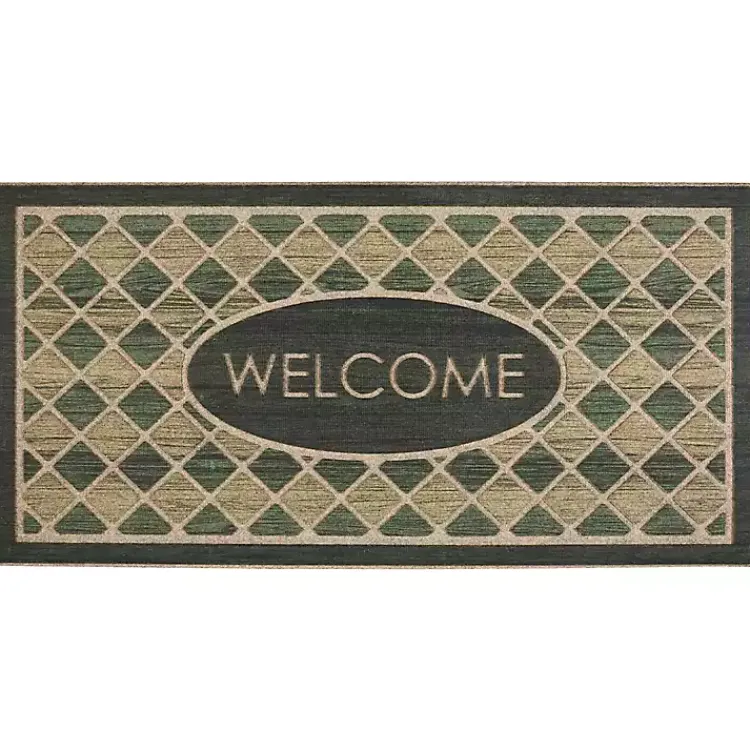 Kirklands Home Hunter Woodgrain Ornamental Entry Doormat Outlet