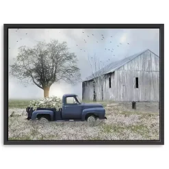 Kirklands Home I Must Have Flowers Framed Giclee Canvas Art Print Best