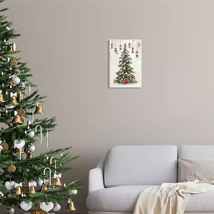 Christmas Art & Wall Decor>Kirklands Home Ice Skates & Sleds Christmas Tree Wall Plaque