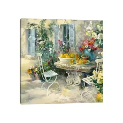 Kirklands Home Idyllic Garden Canvas Art Print Hot