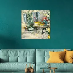 Kirklands Home Idyllic Garden Canvas Art Print Hot