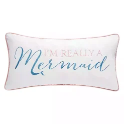 Pillows>Kirklands Home I'm Really a Mermaid Lumbar Pillow