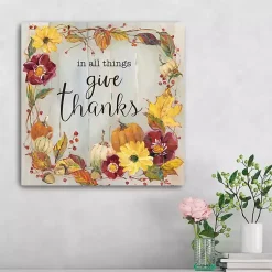 Fall>Kirklands Home In All Things Fall Canvas Art Print