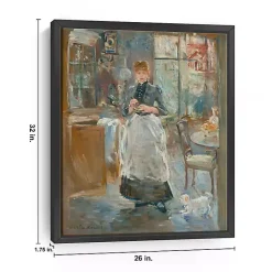 Kirklands Home In the Dining Room 1875 Framed Canvas Art Print Multi Online
