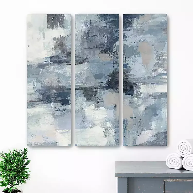 Kirklands Home In The Indigo Clouds Canvas Art Prints, Set of 3 Best