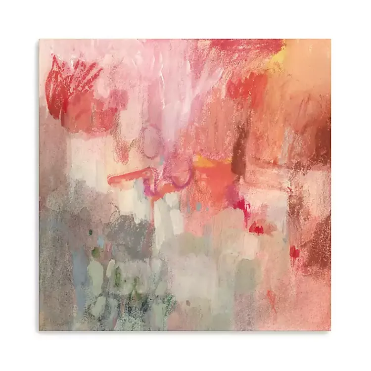 Kirklands Home Incendies Canvas Art Print Pink Outlet