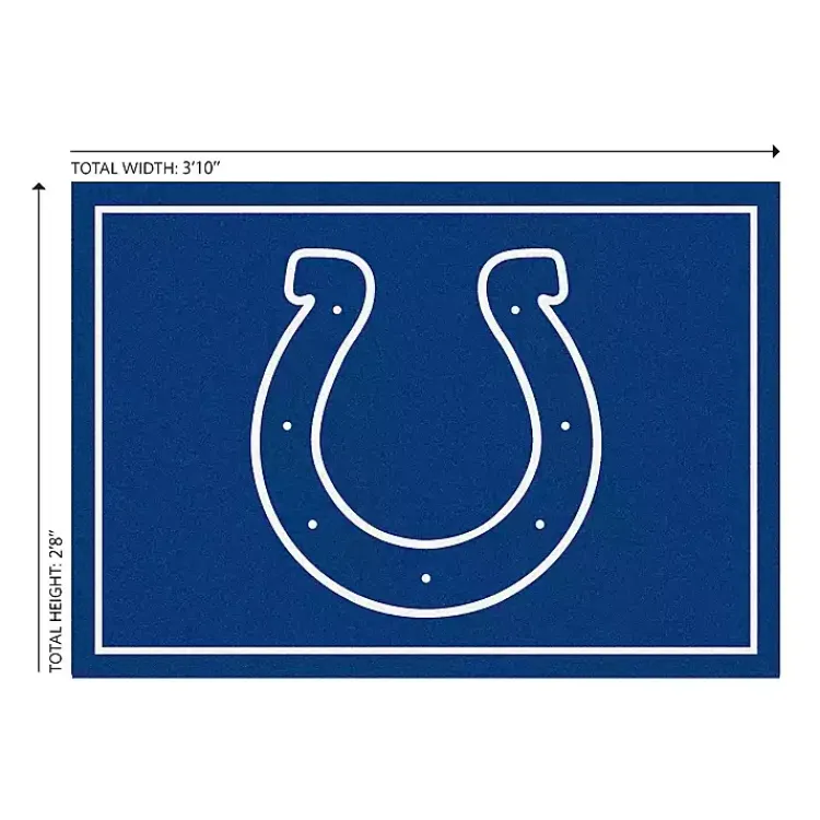 Kirklands Home Indianapolis Colts Area Rug, 3x4 Blue