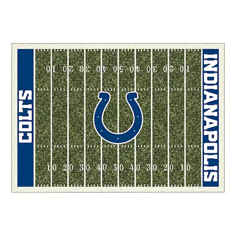 Kirklands Home Indianapolis Colts Home Field Area Rug, 6x8 Blue Hot