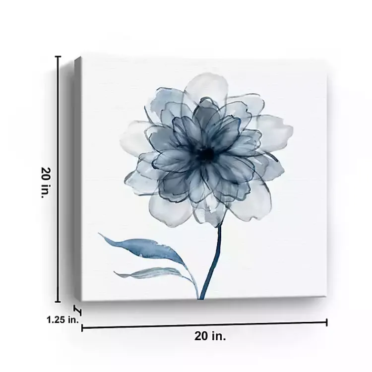 Kirklands Home Indigo Bloom IV Giclee Canvas Art Clearance