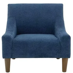 Kirklands Home Indigo Upholstered Shea Accent Chair Blue Discount