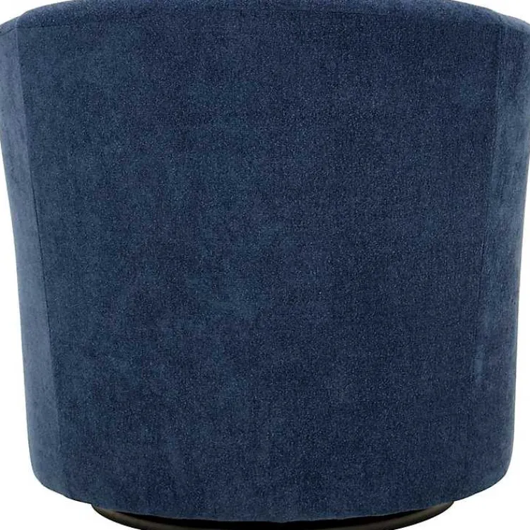 Kirklands Home Indigo Chloe Swivel Accent Chair Blue Online