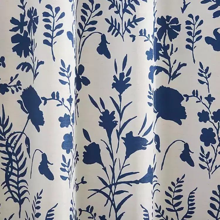Kirklands Home Indigo Floral 2-pc. Curtain Panel Set, 96 in. Clearance