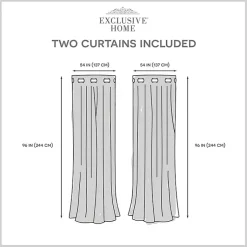 Kirklands Home Indigo Floral 2-pc. Curtain Panel Set, 96 in. Clearance