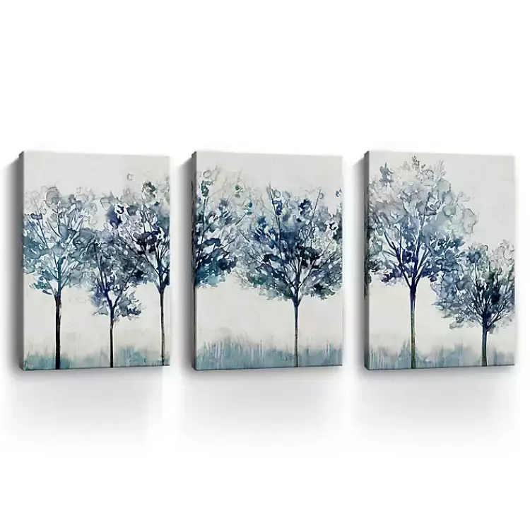 Kirklands Home Indigo Forest Light Canvas Art Prints, 16x24 Discount