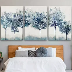 Kirklands Home Indigo Forest Light Canvas Art Prints, 32x48 Discount