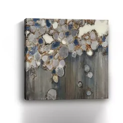 Kirklands Home Indigo Oyster Shells Abstract Canvas Art Print Hot