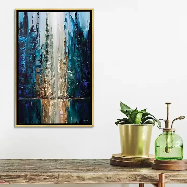Kirklands Home Infinite Reflection Abstract Canvas Framed Art Hot