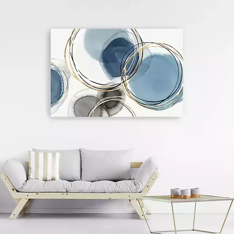 Kirklands Home Infinity Indigo II Canvas Art Print