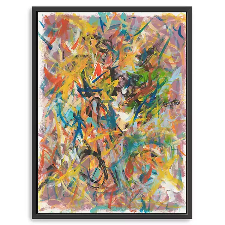 Kirklands Home Inside Out No. 2 Framed Giclee Canvas Art Print Clearance