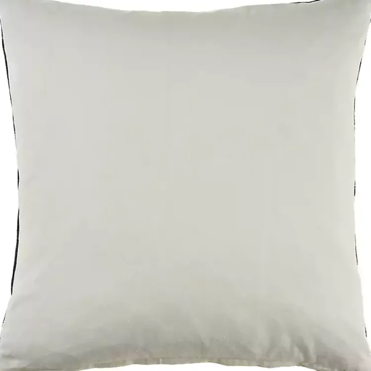 Pillows>Kirklands Home Intricate Medallion Navy and Cream Pillow