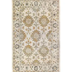 Kirklands Home Irene Yellow Daffodil Outdoor Area Rug, 6x9 Sale