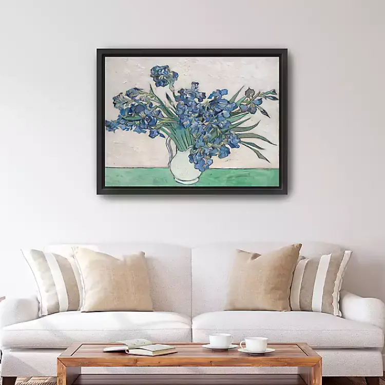Kirklands Home Irises II Framed Canvas Art Print, 42x32 in. Sale