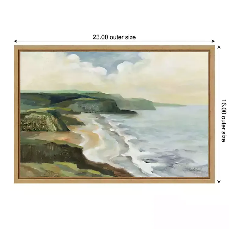 Kirklands Home Irish Coast Framed Canvas Art Print