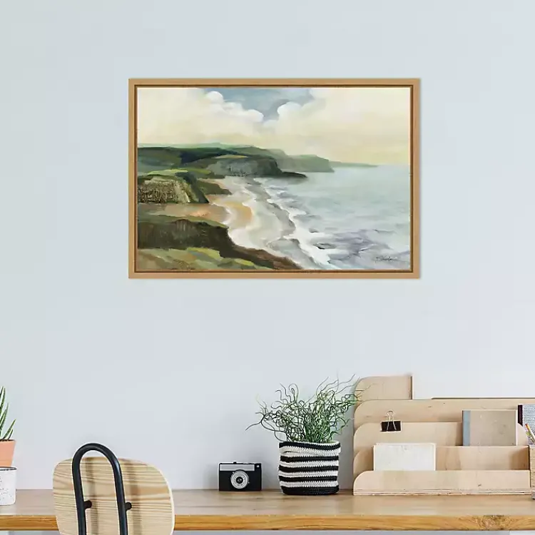 Kirklands Home Irish Coast Framed Canvas Art Print