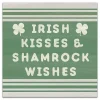 St Patricks Day Decorations>Kirklands Home Irish Kisses & Shamrock Wishes Canvas Art Print