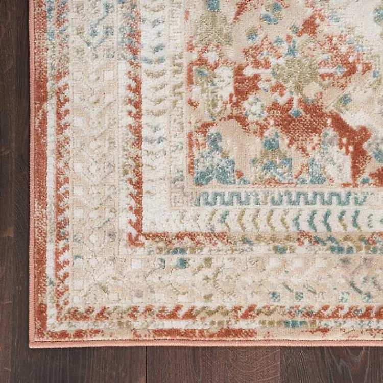 Kirklands Home Irsia Rust Traditional Serged Runner, 2x8 Online