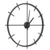 Kirklands Home Isaac Black Modern Wall Clock