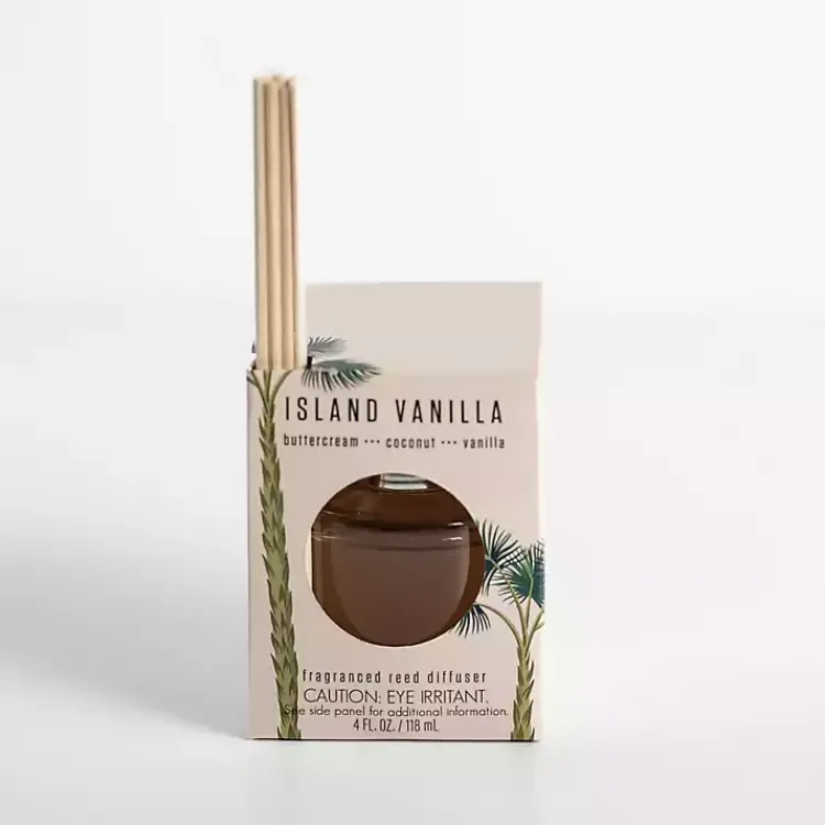 Home Fragrance>Kirklands Home Island Vanilla Reed Diffuser Set Clear