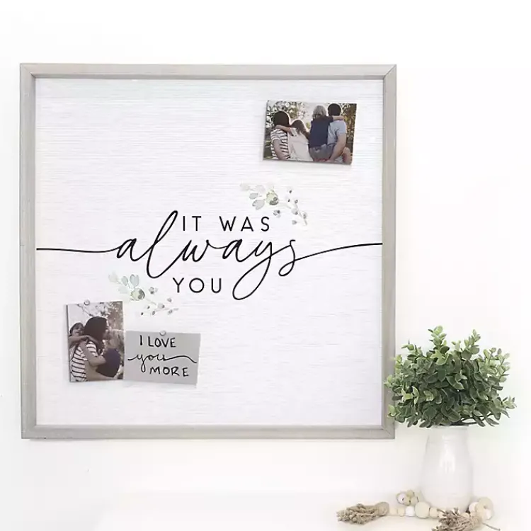 Kirklands Home It Was Always You Framed Wall Plaque White Discount