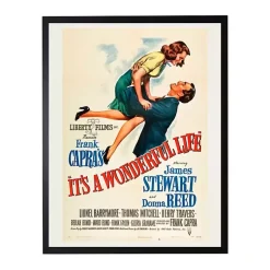 Christmas Art & Wall Decor>Kirklands Home It's a Wonderful Life Framed Print Multi