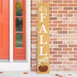 Fall>Kirklands Home It's Fall Y'all Porch Board Yellow