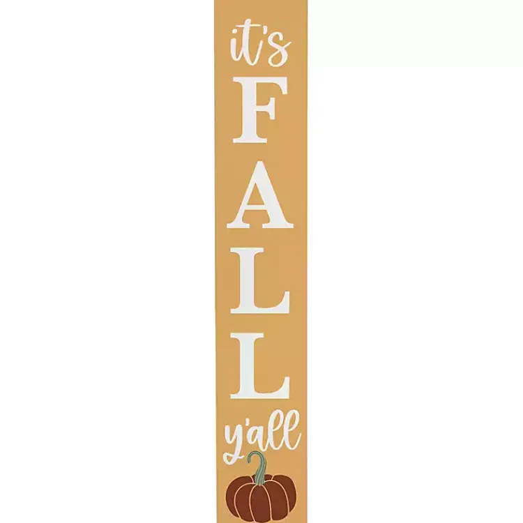 Fall>Kirklands Home It's Fall Y'all Porch Board Yellow
