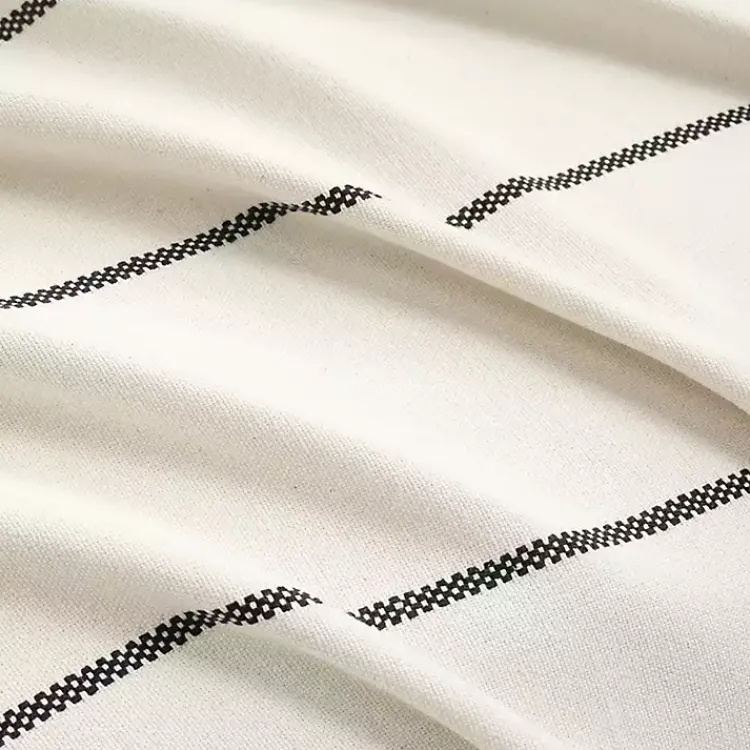 Kirklands Home and Black Striped King Coverlet Ivory Best