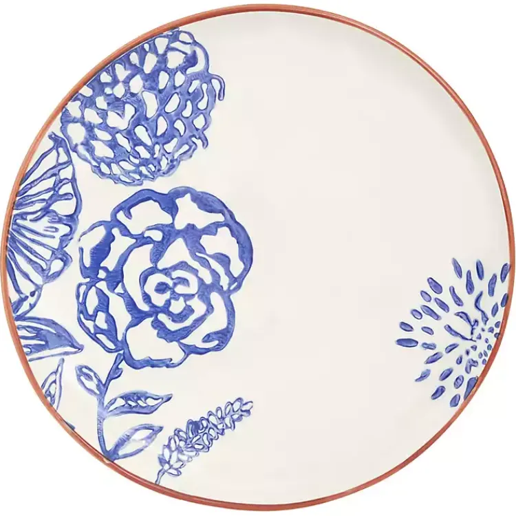Kirklands Home Ivory and Blue Floral 16-pc. Dinnerware Set Discount