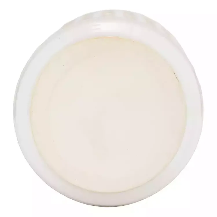 Vases>Kirklands Home Ivory Aztec Vase, 10in White