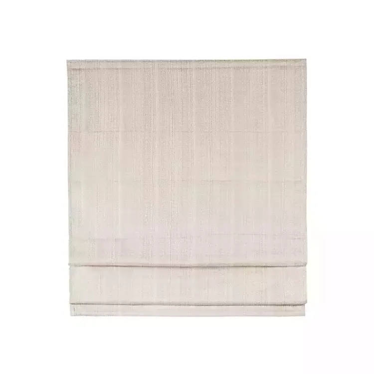 Kirklands Home Basketweave Cordless Roman Shade, 35 in. Ivory Hot