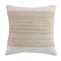 Pillows>Kirklands Home Ivory Border Natural Close Woven Jute Pillow