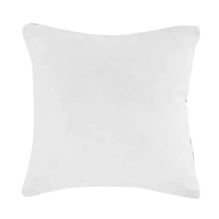 Pillows>Kirklands Home Ivory Border Natural Close Woven Jute Pillow