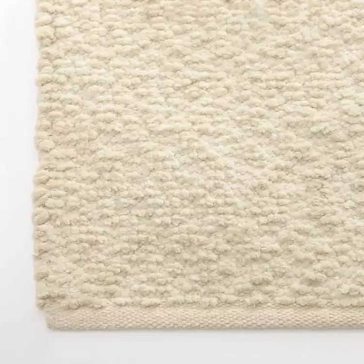 Kirklands Home Boucle Area Rug, 4x6 Ivory Hot