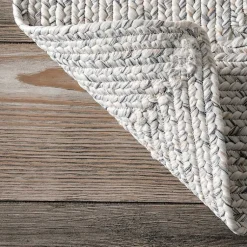 Kirklands Home Ivory Braided Lefebvre Area Rug, 12x18