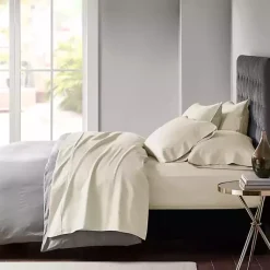 Kirklands Home Cotton Blend Sateen 6-pc. King Sheet Set Ivory New