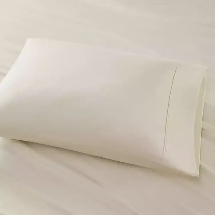 Kirklands Home Cotton Blend Sateen 6-pc. King Sheet Set Ivory New