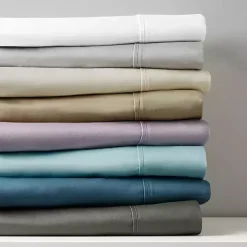 Kirklands Home Cotton Blend Sateen 6-pc. King Sheet Set Ivory New