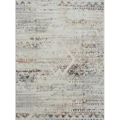 Kirklands Home Distressed Medallion Washable Area Rug, 5x7 Ivory Best