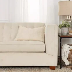 Pillows>Kirklands Home Embroidered Botanical Pillow Ivory